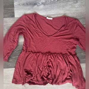 Rose Babydoll Top